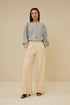 By-Bar mees twill pant grain